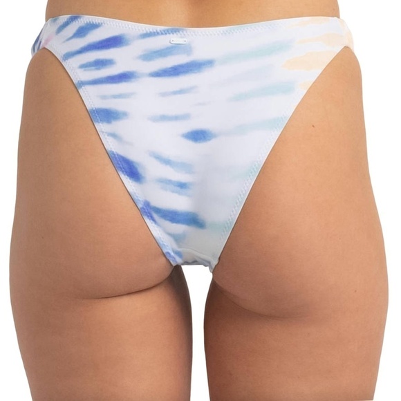 RIP CURL Cheeky Coverage Wipeout Bikini Bottom Swimsuit Short Tie Dye Surf XS-S - Picture 4 of 10